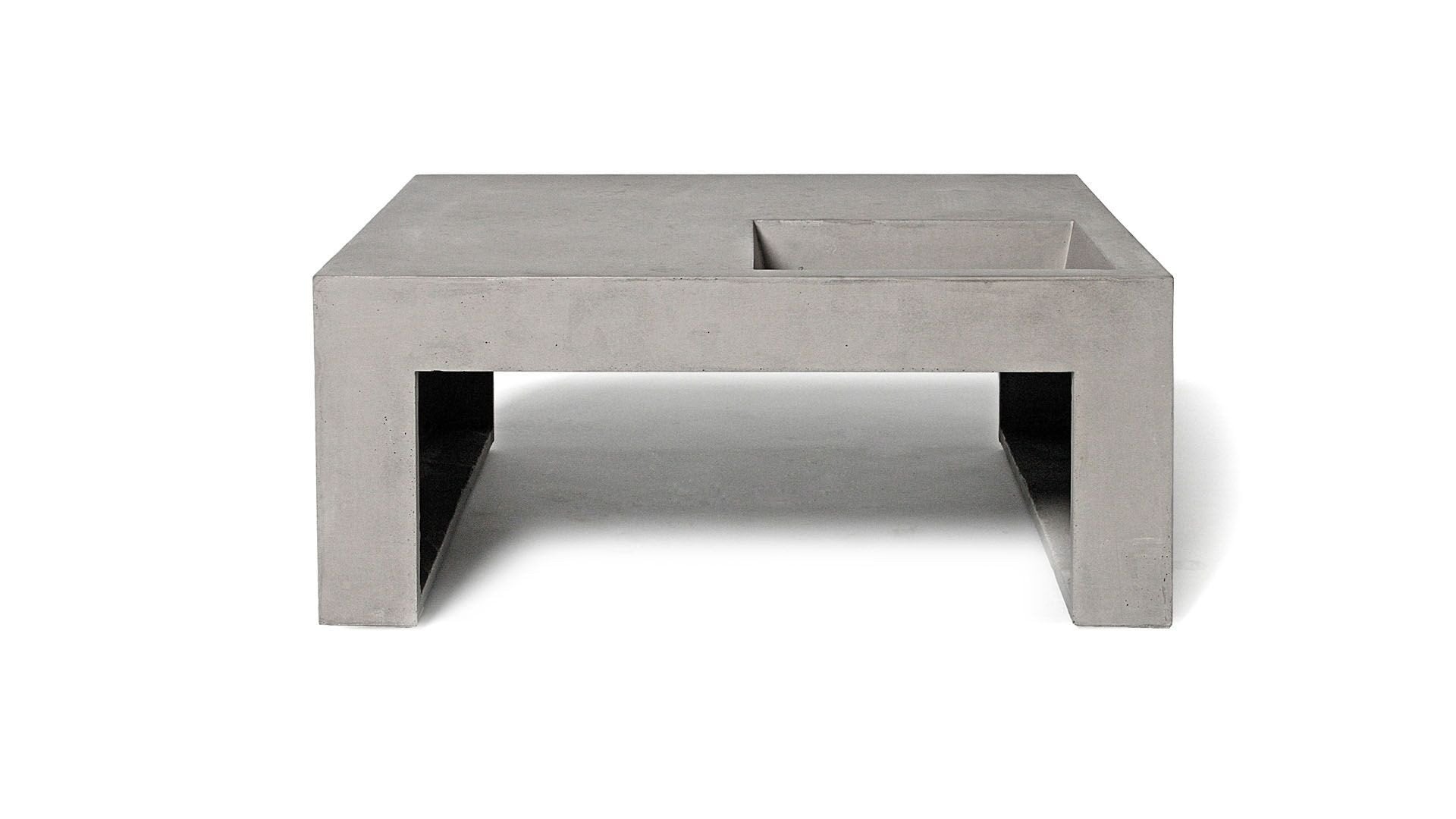 Green Concrete Coffee Table-Lyon Beton-Contract Furniture Store