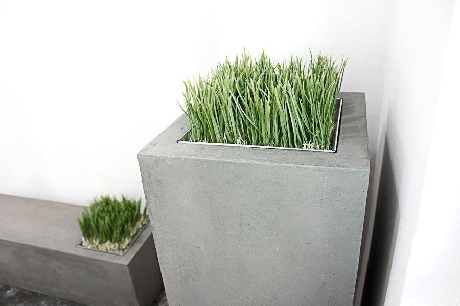 Green Concrete Vertical Stand-Lyon Beton-Contract Furniture Store