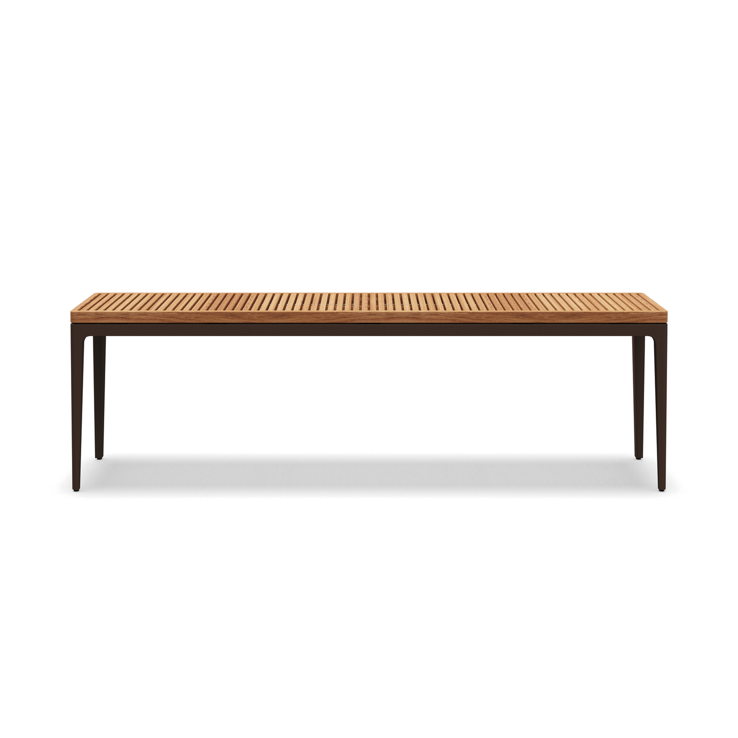 Grid Teak Console Table