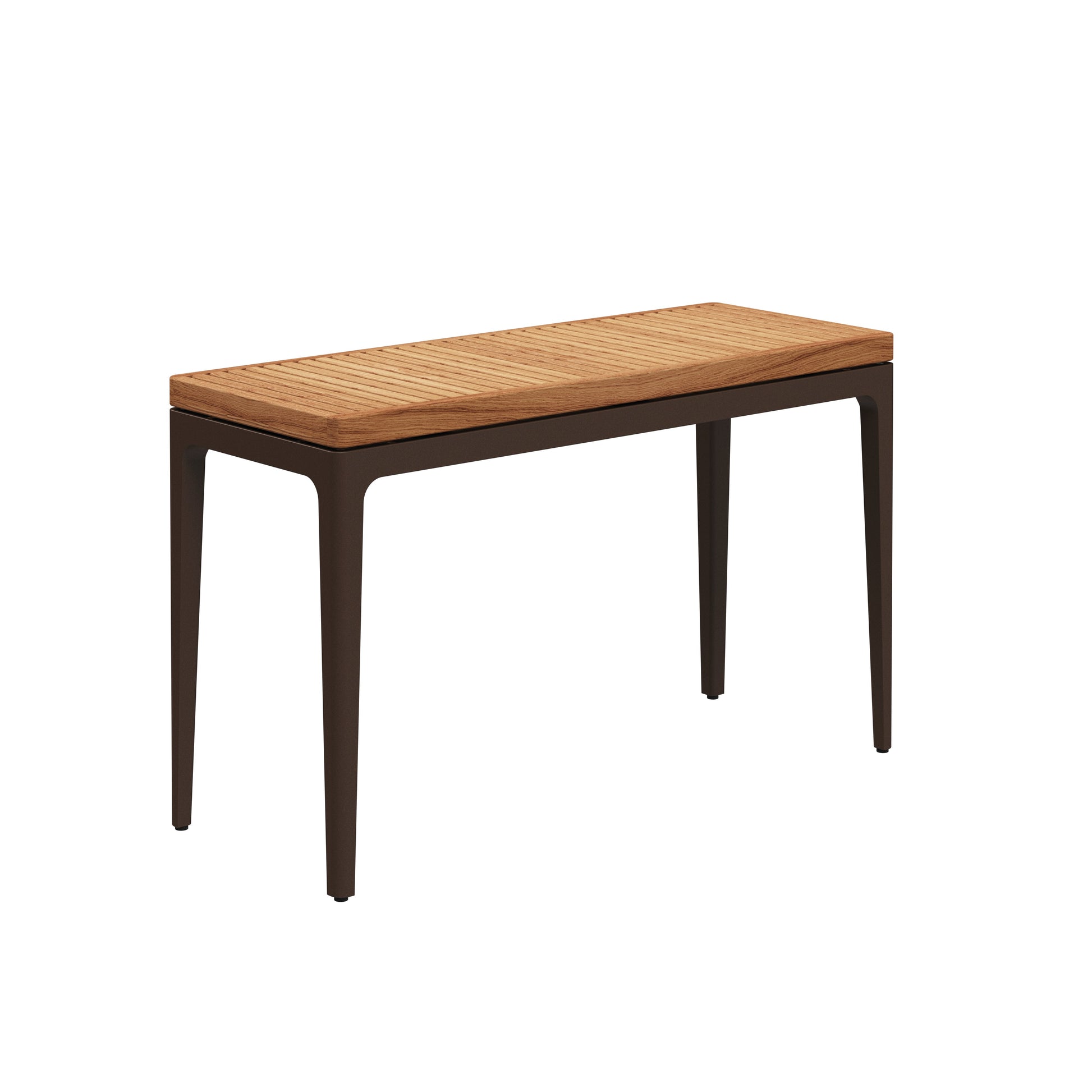 Grid Teak Console Table