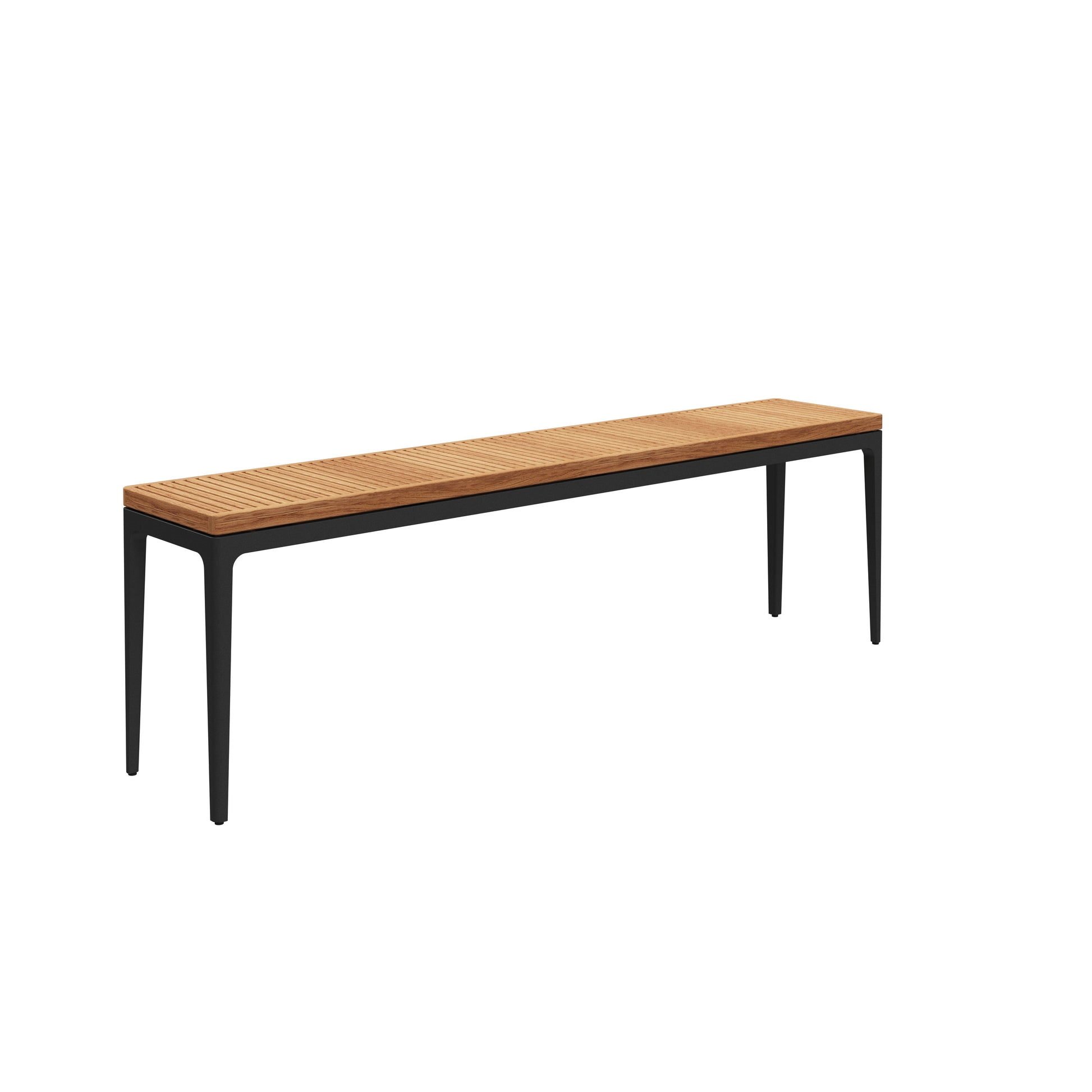 Grid Teak Console Table
