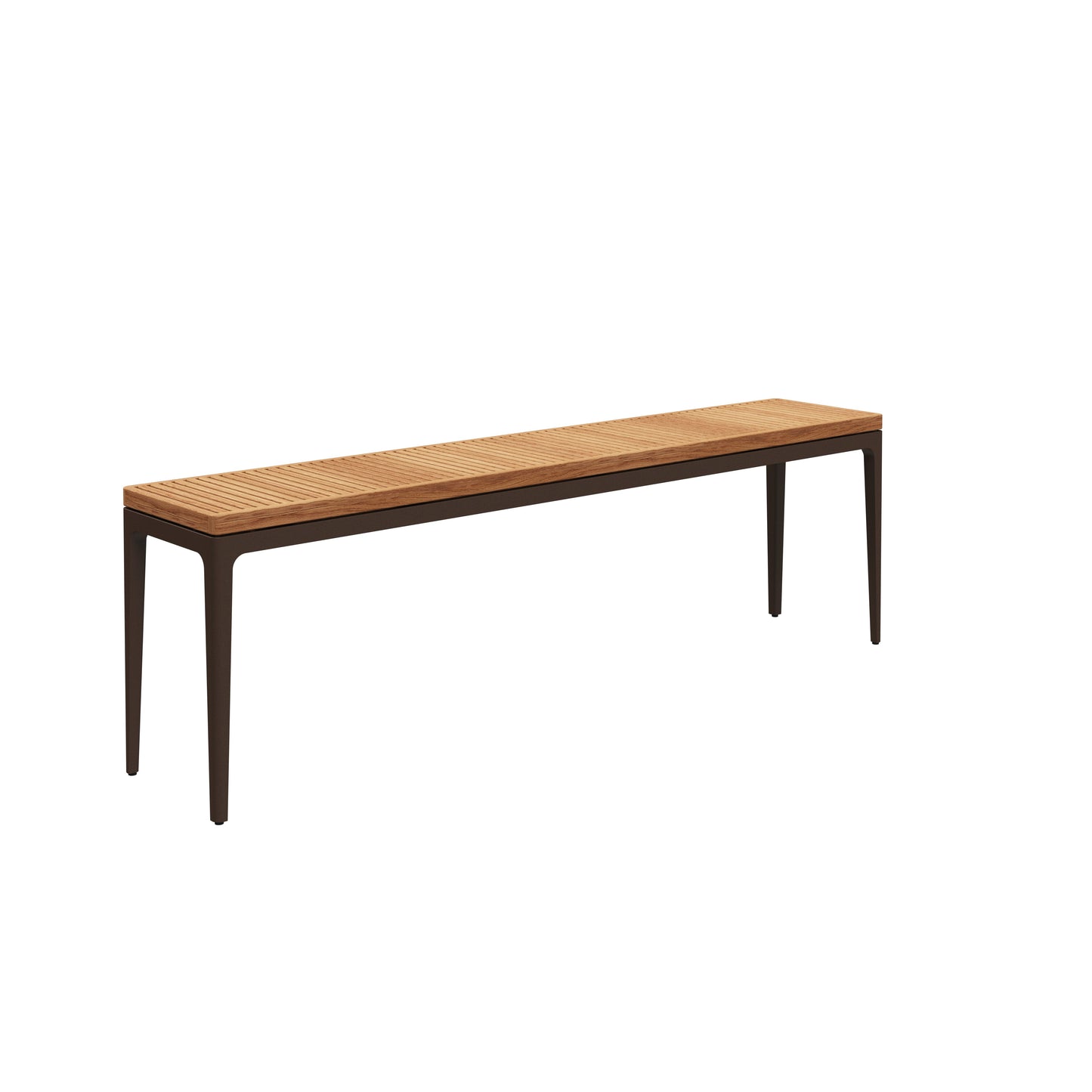 Grid Teak Console Table