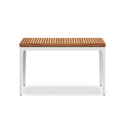 Grid Teak Console Table