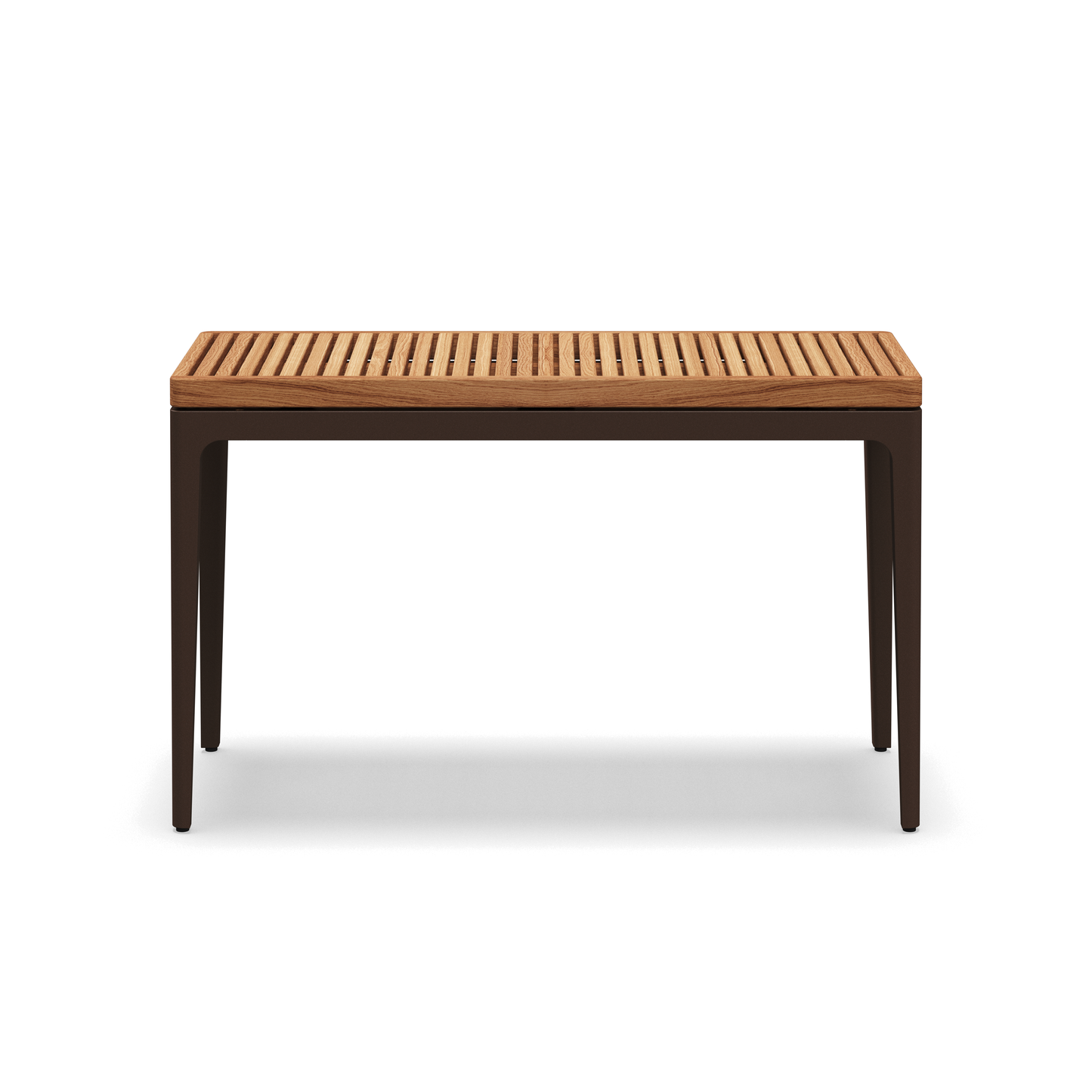 Grid Teak Console Table