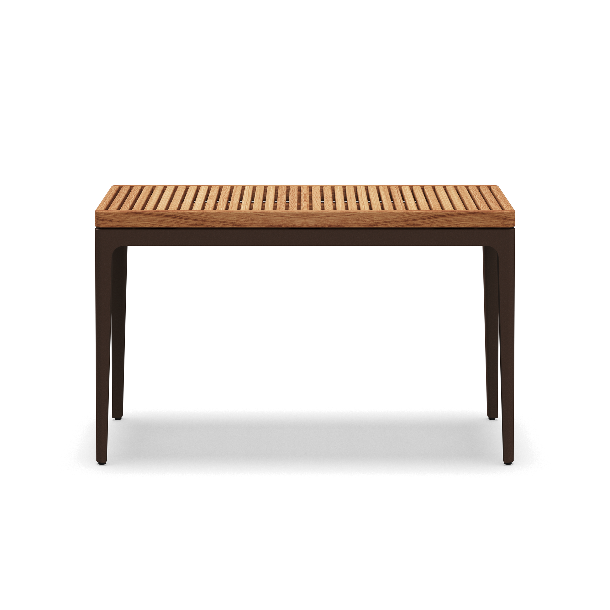 Grid Teak Console Table
