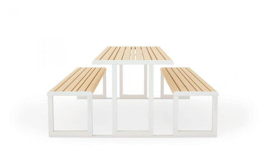 H24 Table & Integrated Benches-Contract Furniture Store for hospitality, leisure & commercial projects