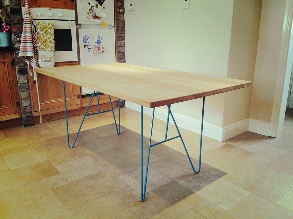 Hairpin Double Prong Leg Dining Base