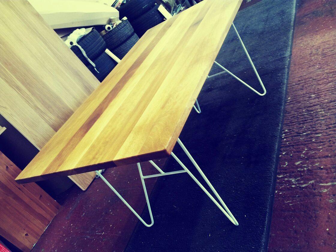 Hairpin Double Prong Leg Dining Base-Contract Furniture Store for hospitality, leisure & commercial projects