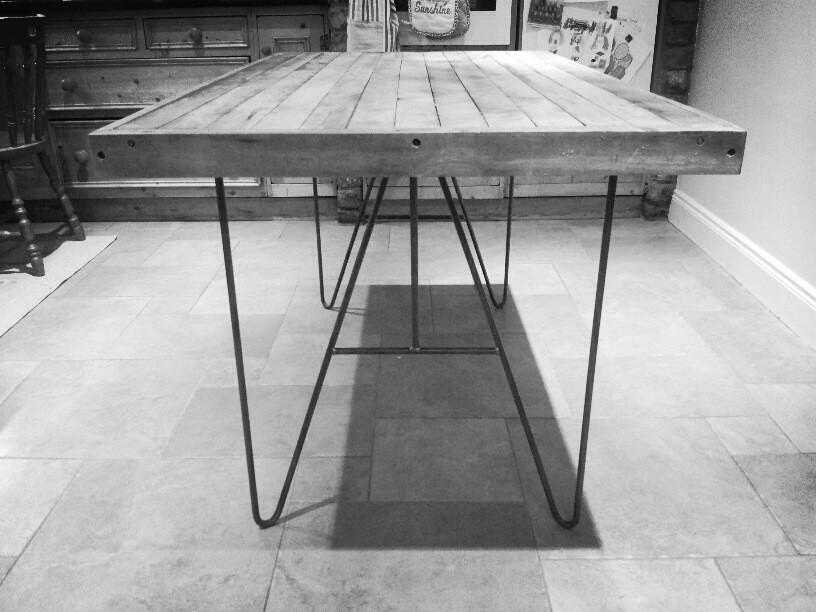 Hairpin Double Prong Leg Dining Base-Contract Furniture Store for hospitality, leisure & commercial projects