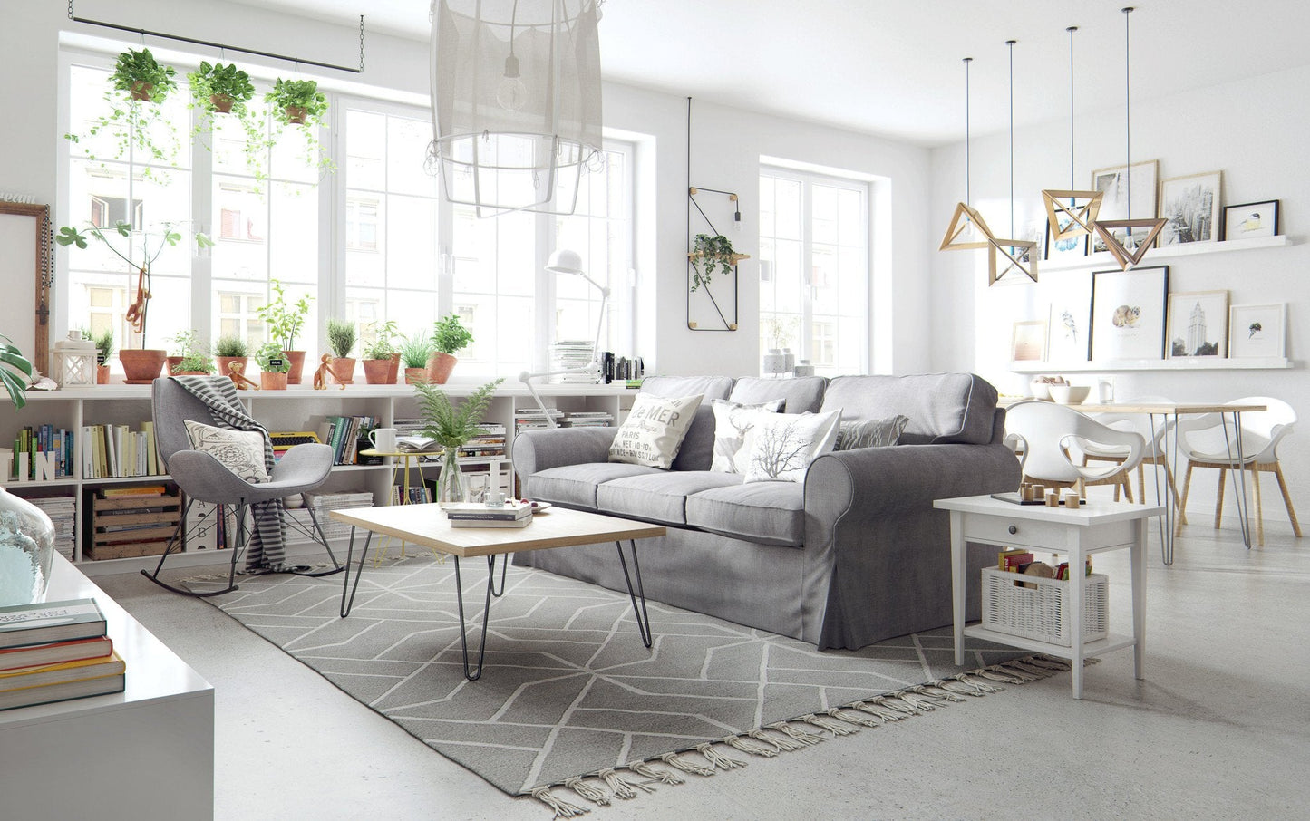 Hairpin Leg Coffee Table/Stool Base