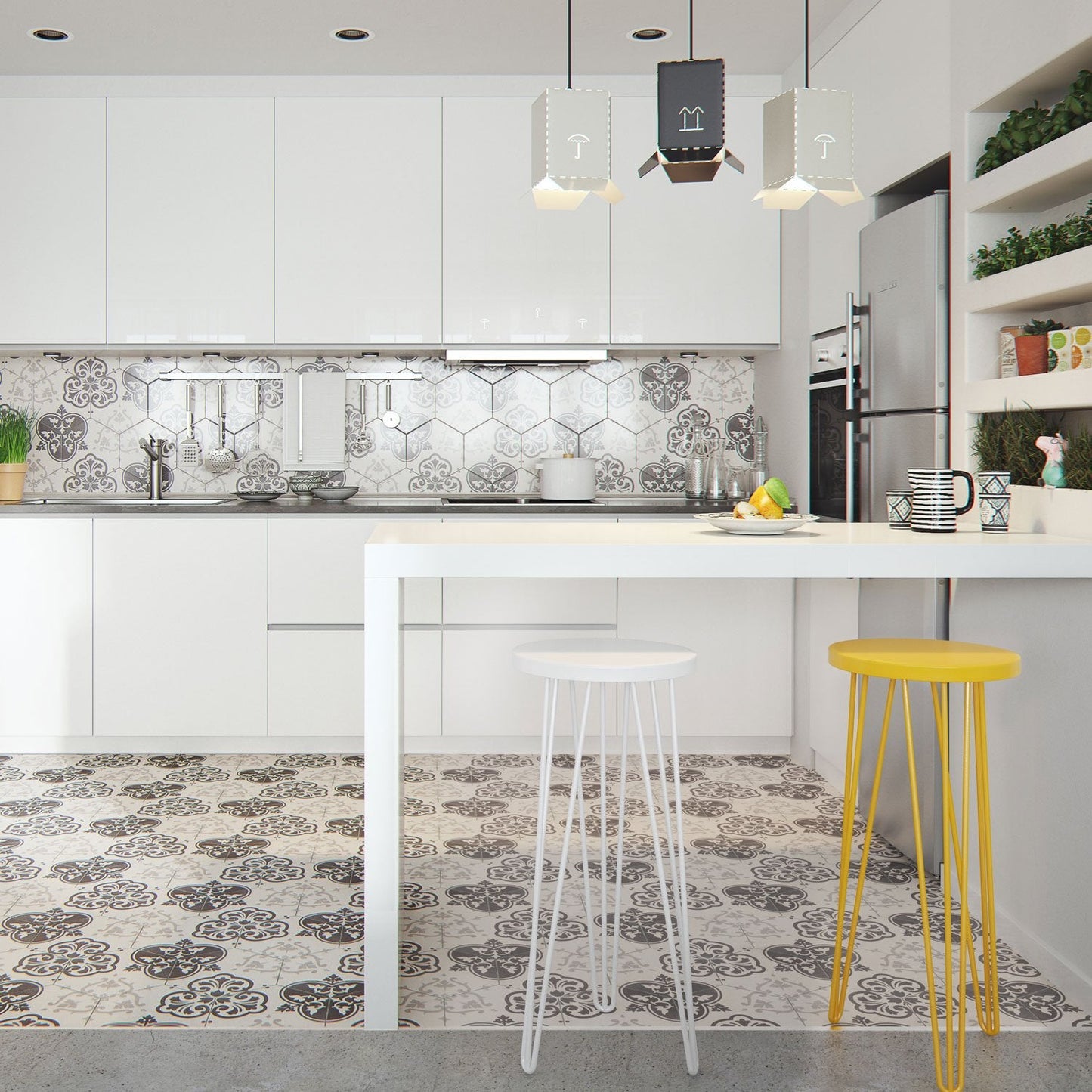 Hairpin Leg Counter Base/Stool Base-Contract Furniture Store for hospitality, leisure & commercial projects