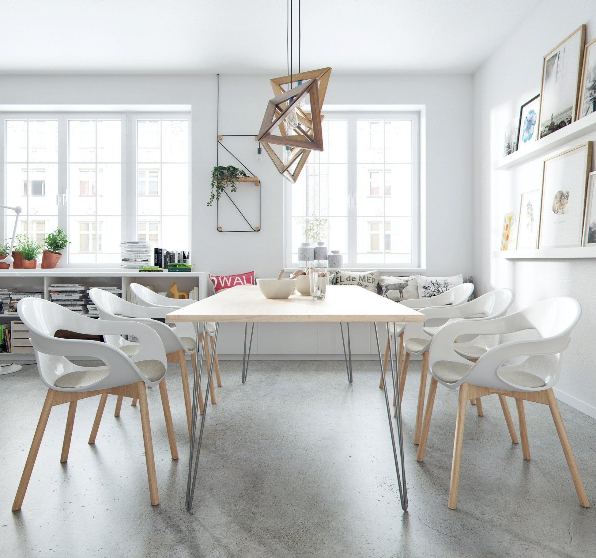 Hairpin Leg Dining Base-Contract Furniture Store for hospitality, leisure & commercial projects