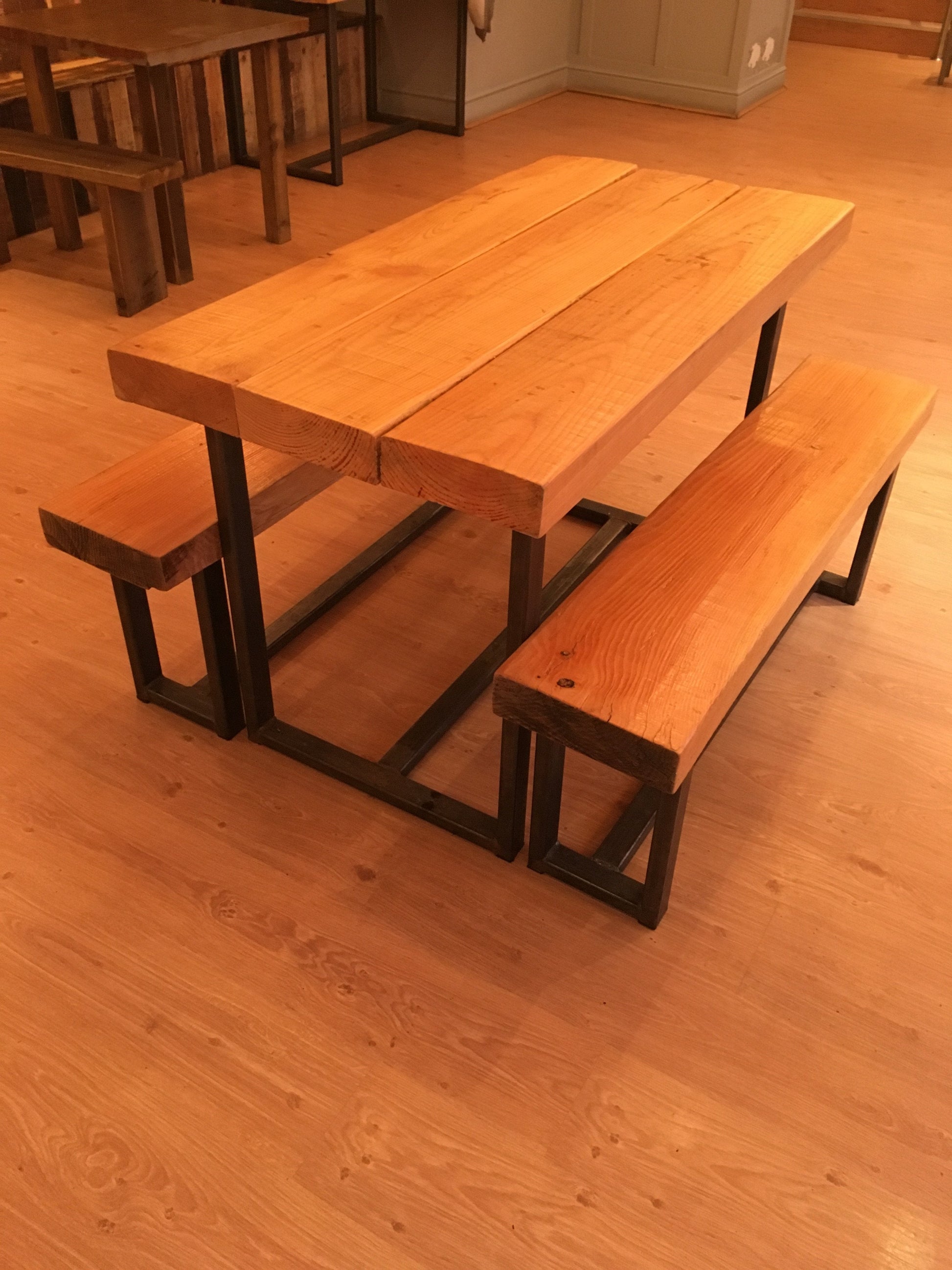 Handmade Industrial Dining Table-Contract Furniture Store for hospitality, leisure & commercial projects