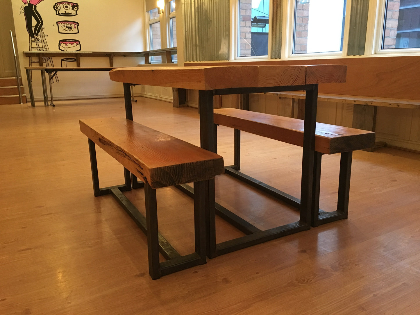 Handmade Industrial Dining Table-Contract Furniture Store for hospitality, leisure & commercial projects
