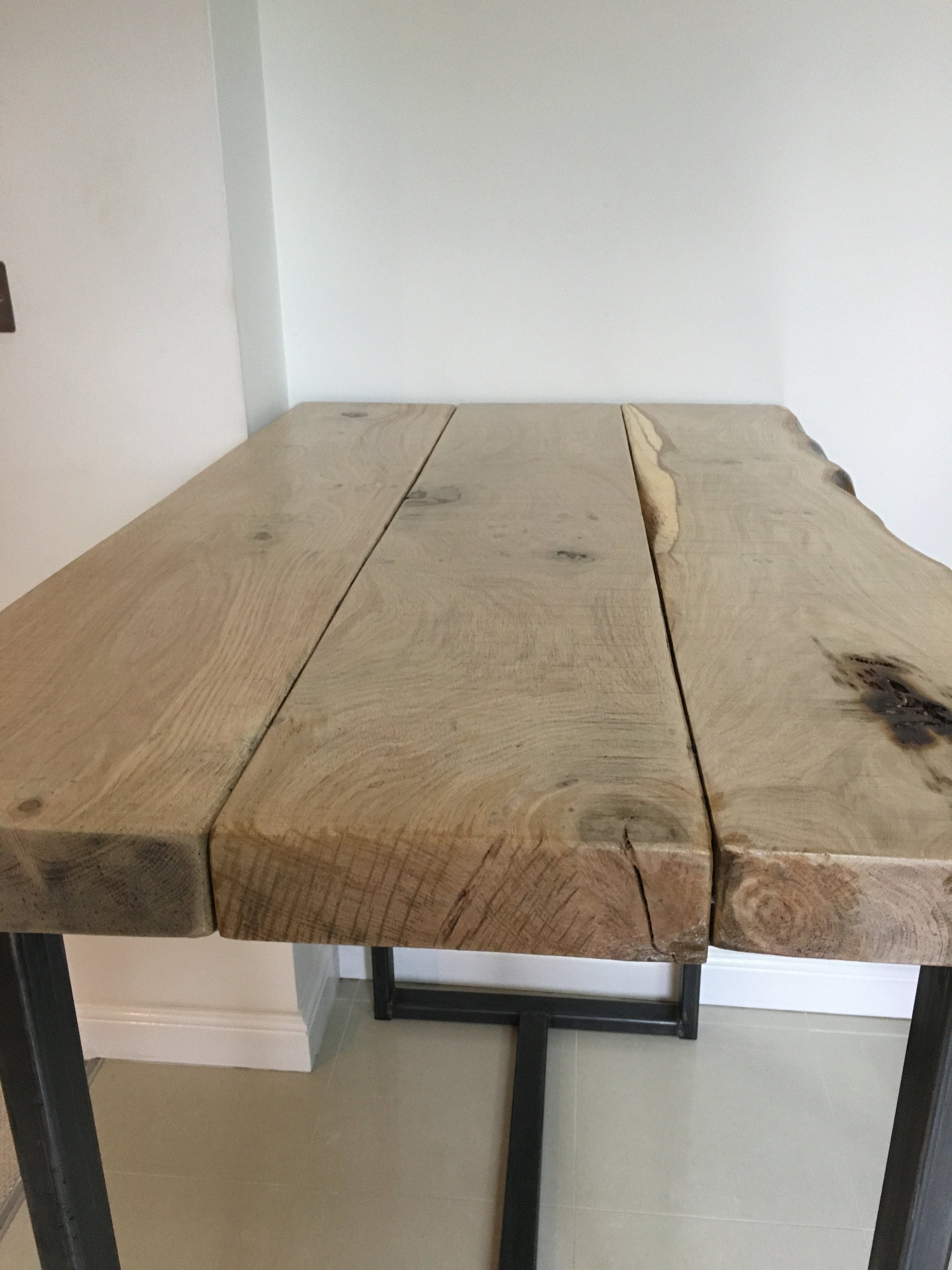 Handmade Industrial Poseur Table