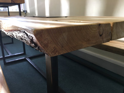 Handmade Industrial Poseur Table
