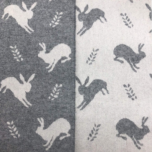 Hare Throw Grey-Contract Furniture Store for hospitality, leisure & commercial projects