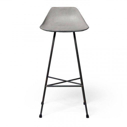 Hauteville Concrete High Stool-Contract Furniture Store for hospitality, leisure & commercial projects