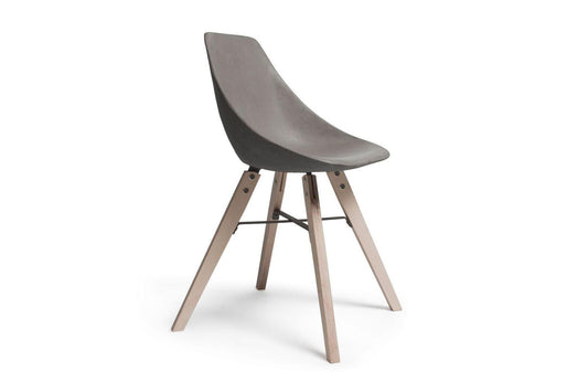 Hauteville Concrete Wood Side Chair-Contract Furniture Store for hospitality, leisure & commercial projects