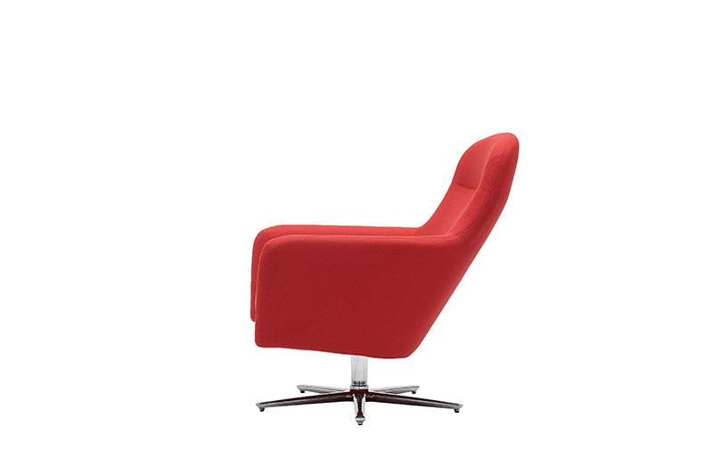 Havana Swivel Low Lounge Chair-Contract Furniture Store for hospitality, leisure & commercial projects