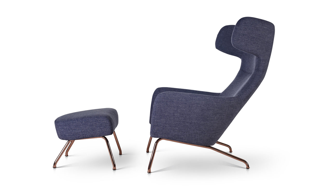 Havana Wing Lounge Chair-Softline-Contract Furniture Store