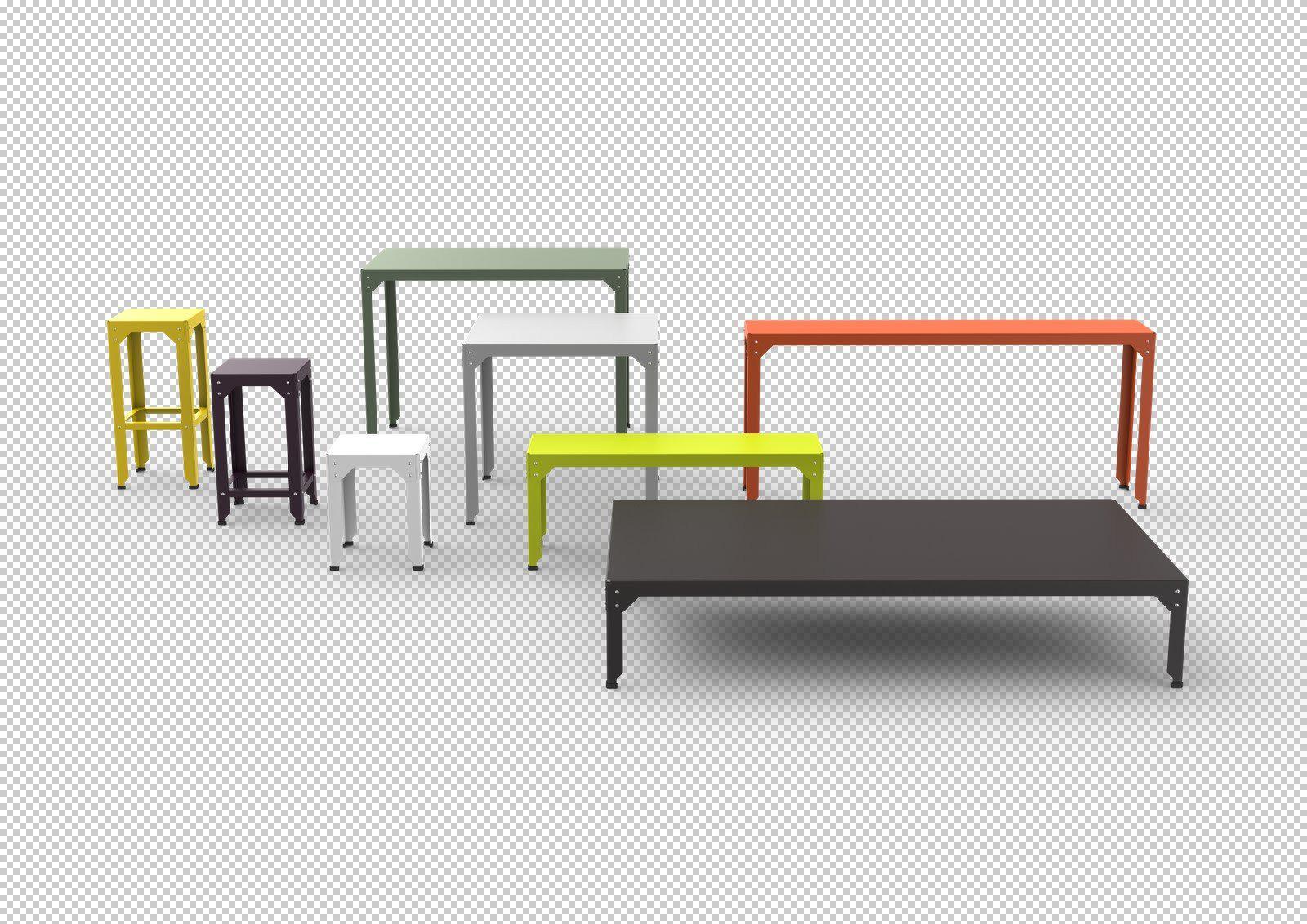 Hegoa Square Poseur Table