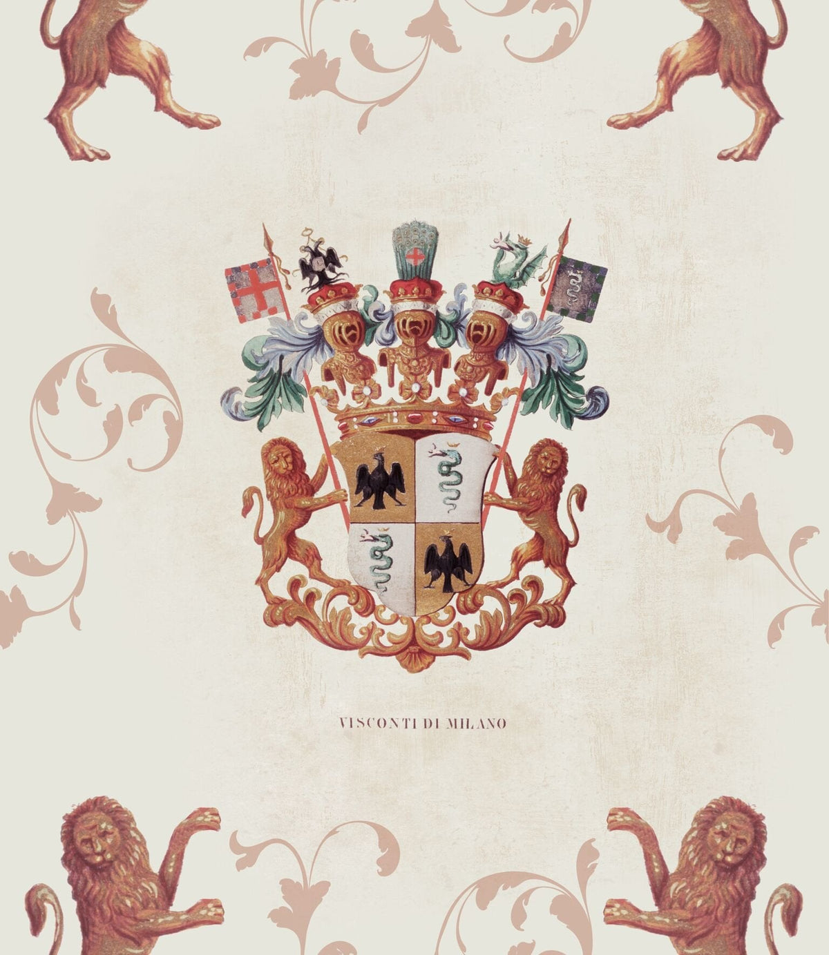 Heraldry Wallpaper-Mind The Gap-Contract Furniture Store
