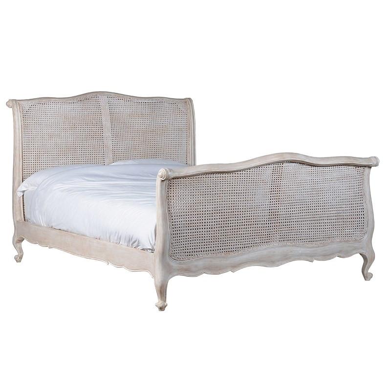 Honfleur Rattan Kingsize Bed-Coach House-Contract Furniture Store