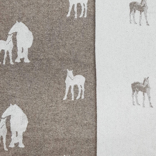 Horse Throw Chestnut-Contract Furniture Store for hospitality, leisure & commercial projects