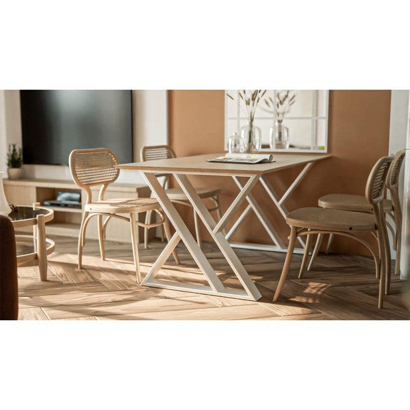 Hourglass Double Leg Dining Base-La Fabrique Des Pieds-Contract Furniture Store