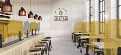 Ice Cream Bench Barrier