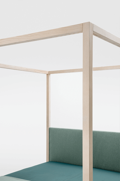 In Heaven Bold 4 Poster Double Bed-Contract Furniture Store for hospitality, leisure & commercial projects