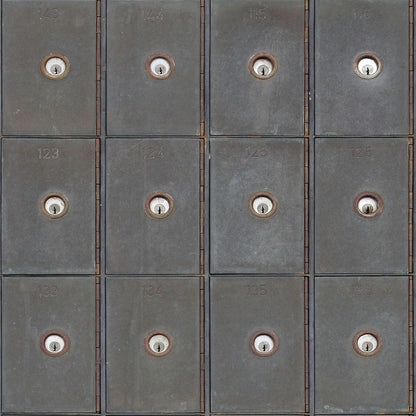 Industrial Metal Cabinets Wallpaper
