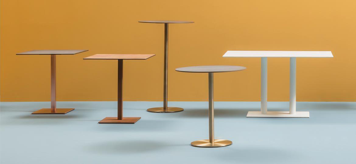 Inox Small Dining Round Base-Pedrali-Contract Furniture Store
