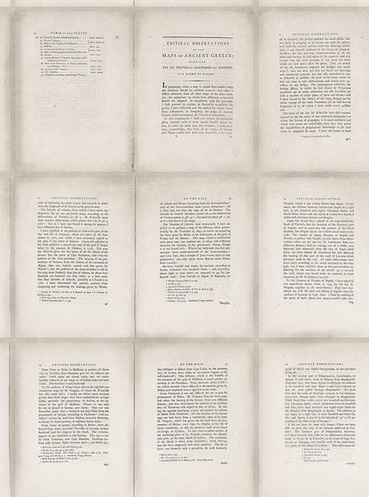 Inside Book Taupe Wallpaper