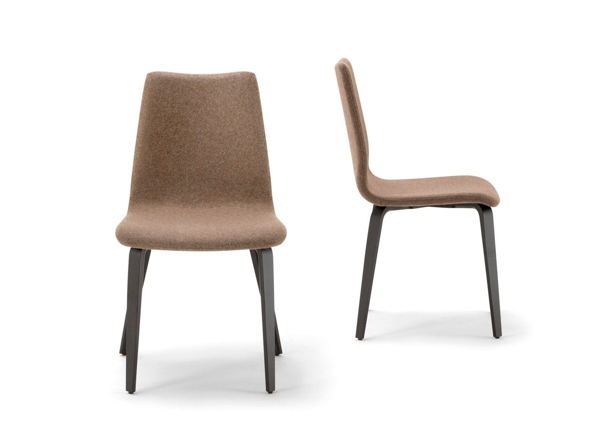 Isabel 01 Side Chair c/w Wood Legs 2-Torre-Contract Furniture Store