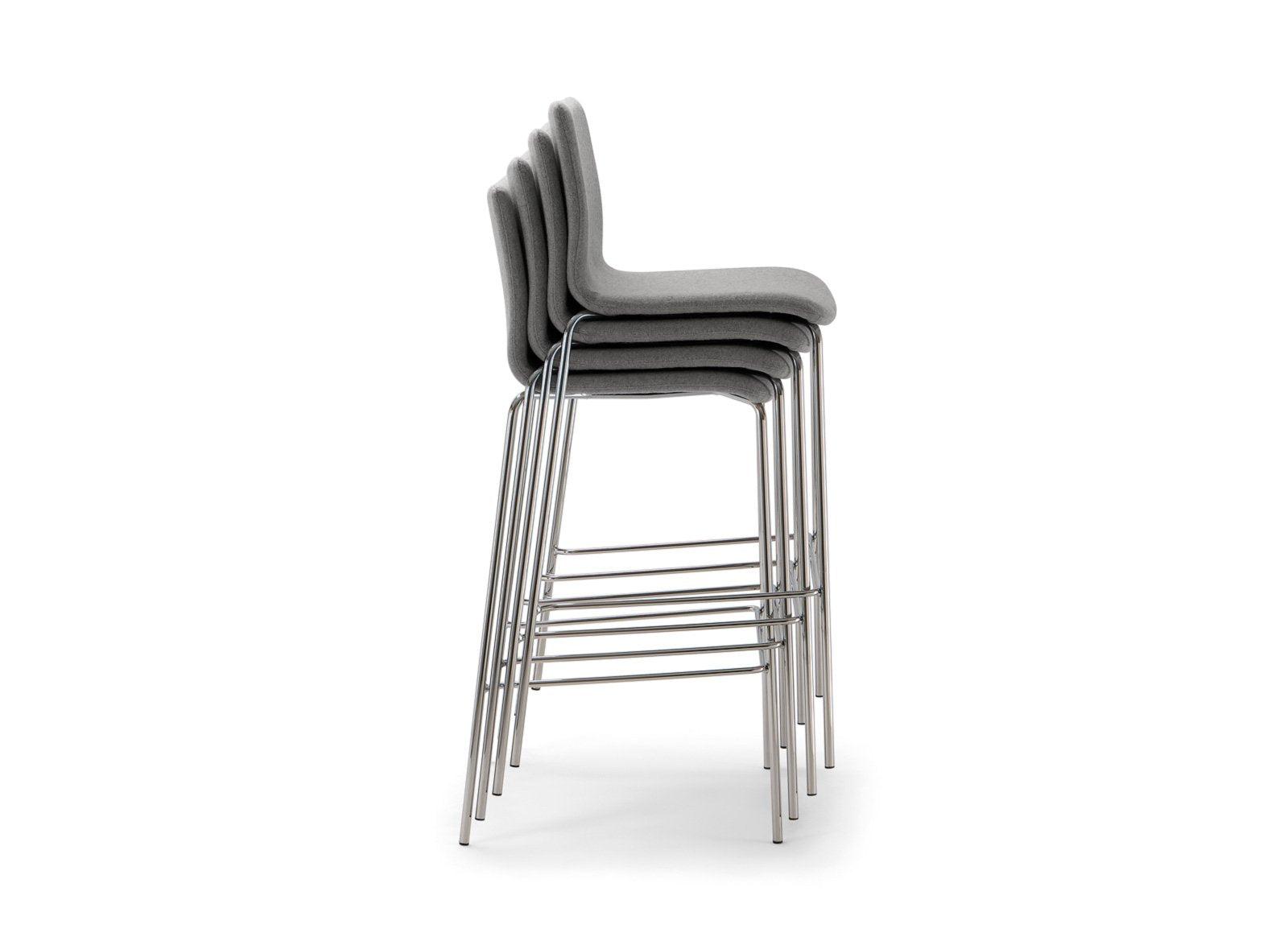 Isabel 07 Base 117 High Stool-Contract Furniture Store for hospitality, leisure & commercial projects