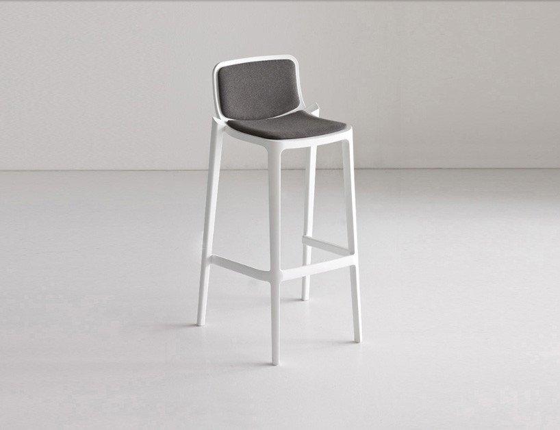 Isidoro Upholstered High Stool
