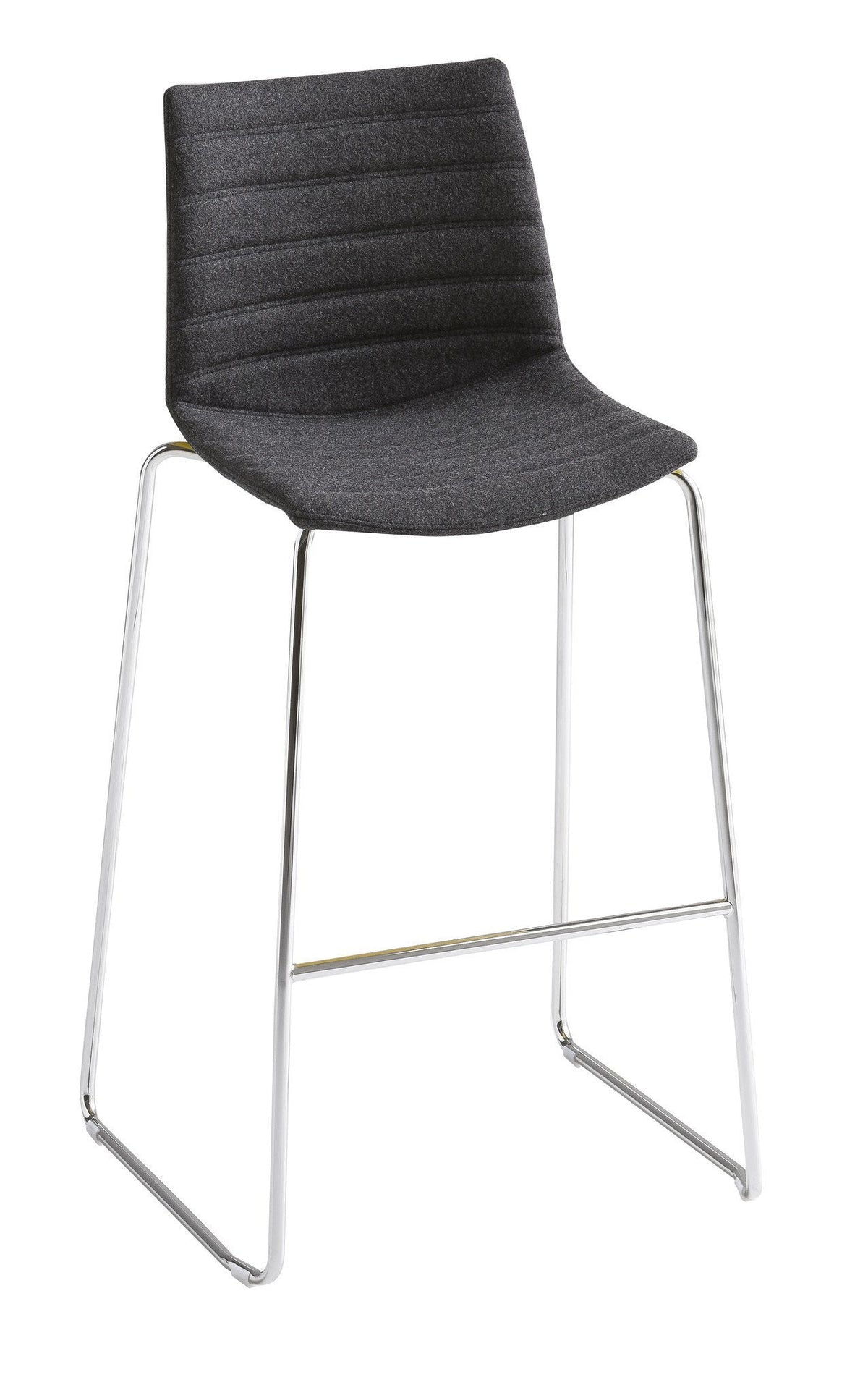 Kanvas Full High Stool c/w Sled Legs-Gaber-Contract Furniture Store