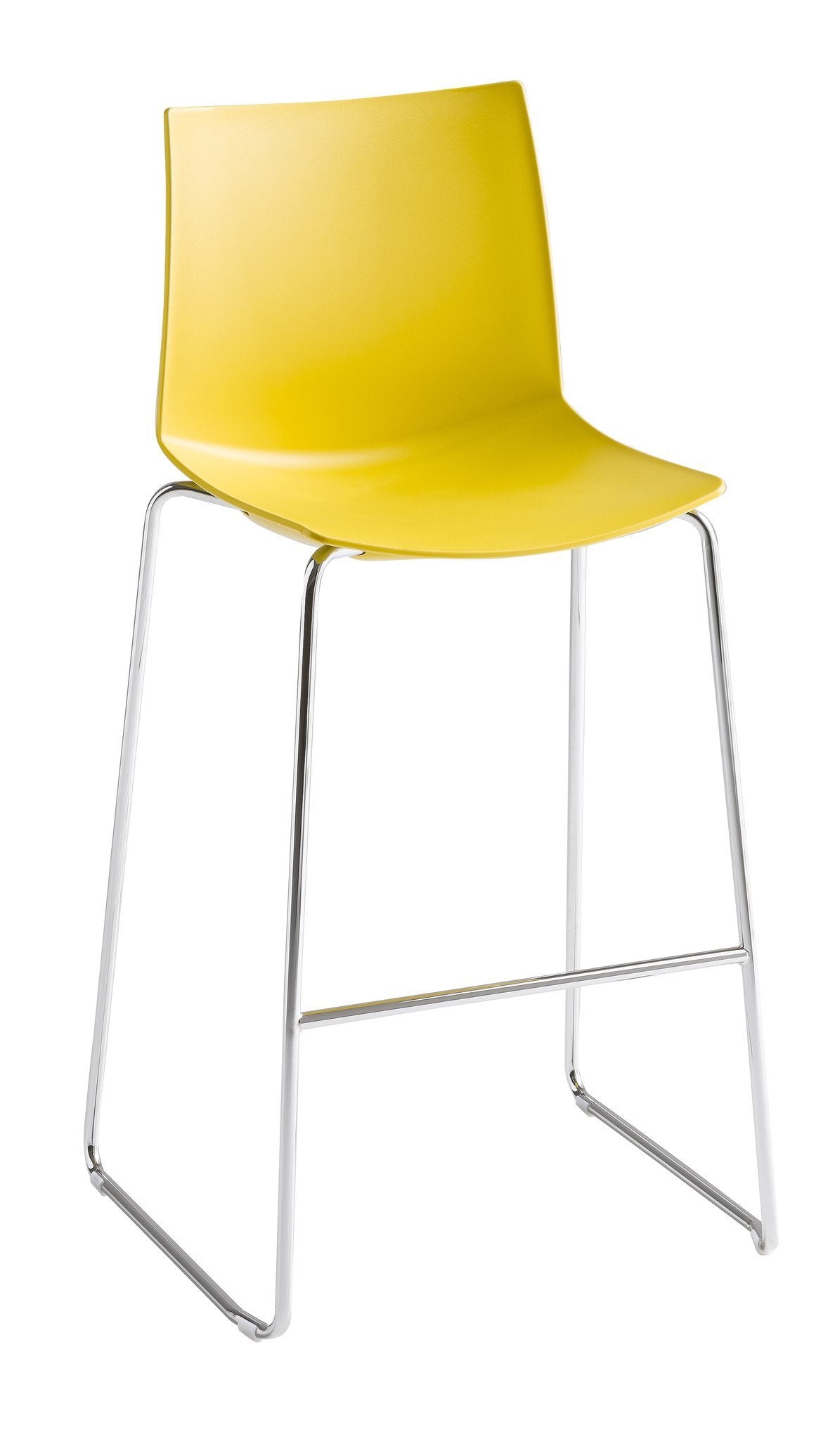 Kanvas High Stool c/w Sled Legs-Gaber-Contract Furniture Store