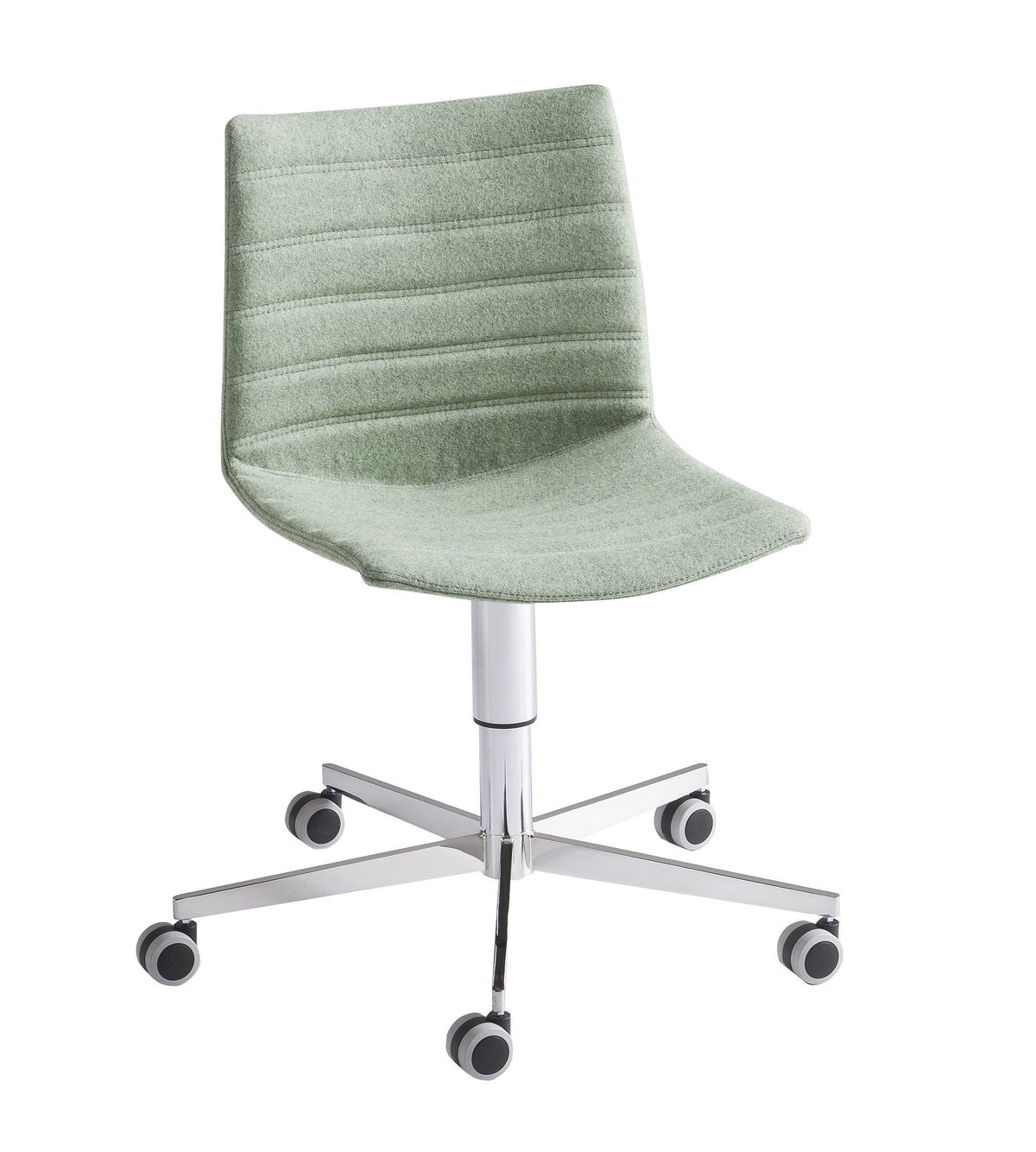 Kanvas Full Side Chair c/w Wheels-Gaber-Contract Furniture Store