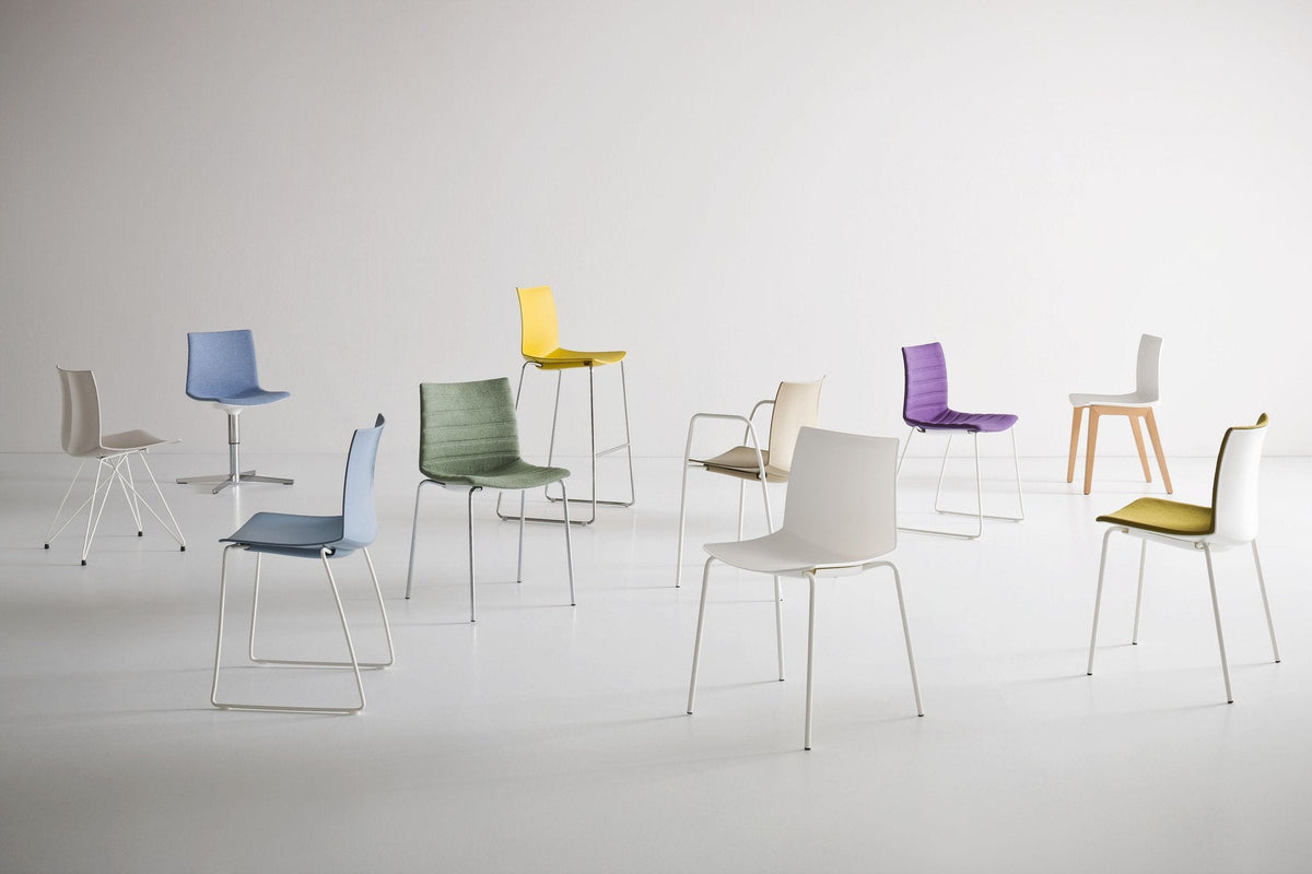 Kanvas Side Chair c/w Eiffel Base-Gaber-Contract Furniture Store