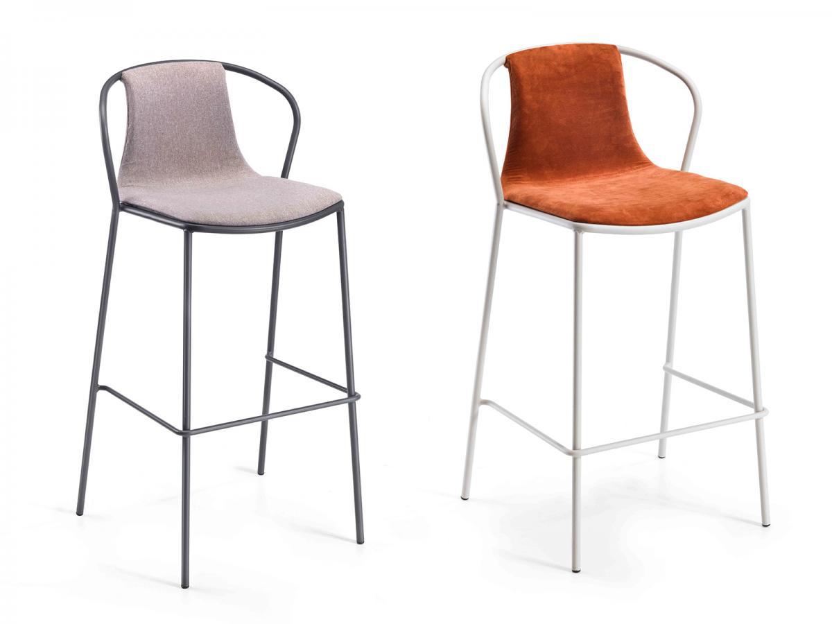 Kasia Upholstered High Stool-Contract Furniture Store for hospitality, leisure & commercial projects