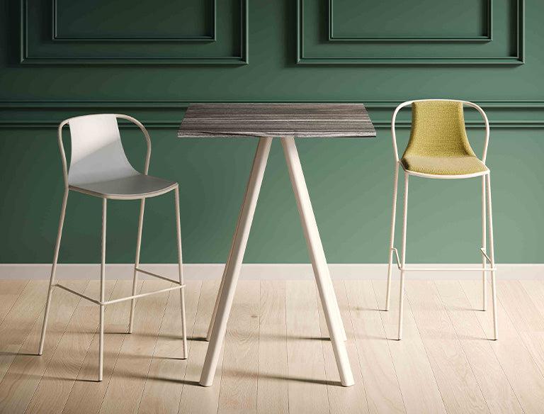 Kasia Upholstered High Stool-Contract Furniture Store for hospitality, leisure & commercial projects