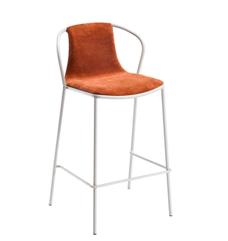 Kasia Upholstered High Stool-Contract Furniture Store for hospitality, leisure & commercial projects