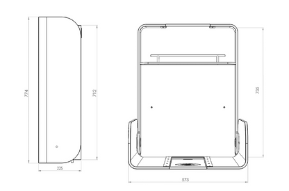 Kawamidi Changing Table-Contract Furniture Store for hospitality, leisure & commercial projects