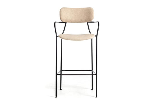 Kiyumi Fabric High Stool-Contract Furniture Store for hospitality, leisure & commercial projects
