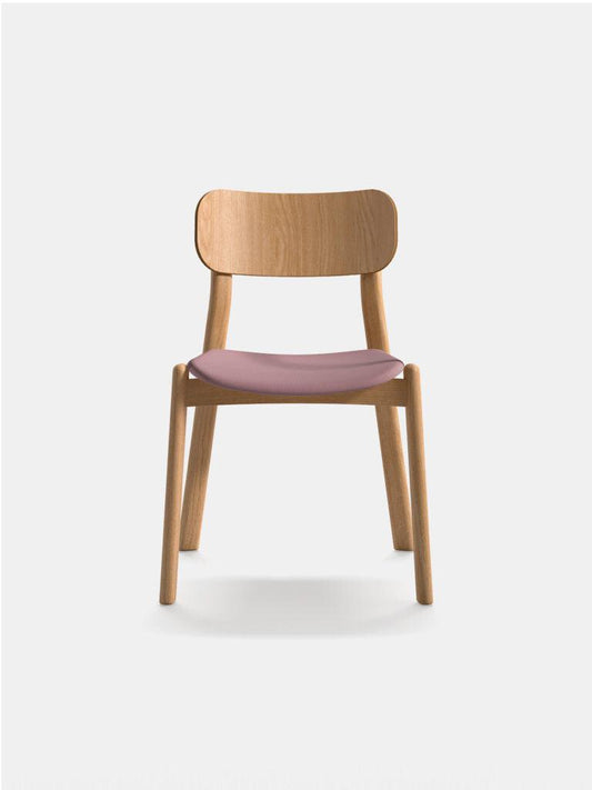 Kiyumi Wood +F Side Chair-Contract Furniture Store for hospitality, leisure & commercial projects