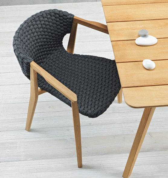 Knit Dining Armchair-Ethimo-Contract Furniture Store