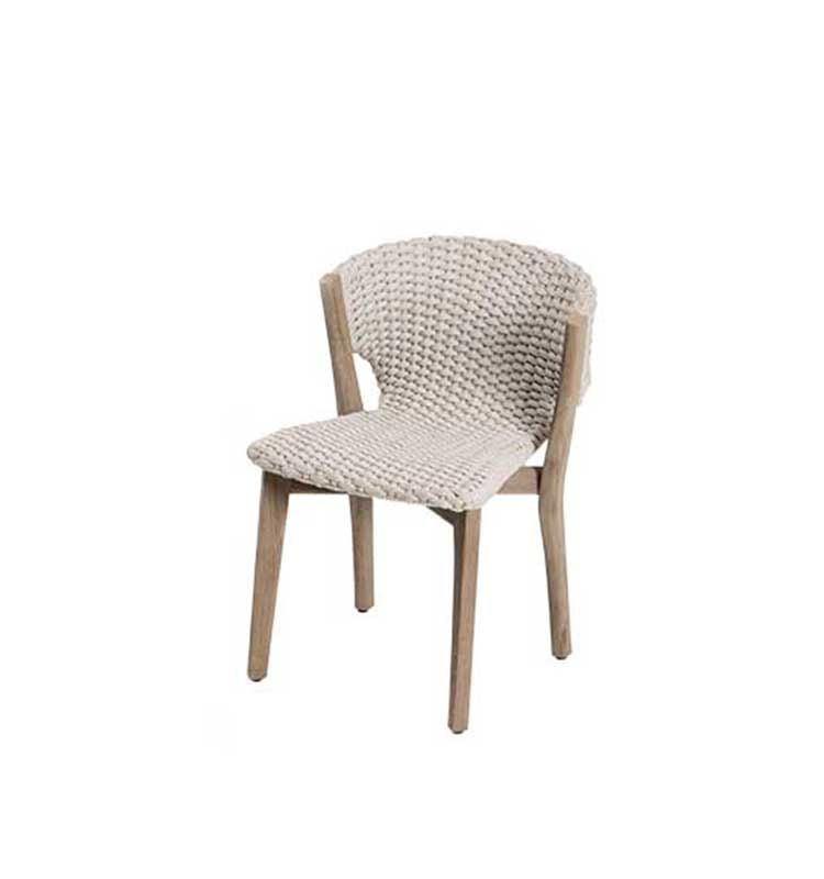 Knit Dining Side Chair-Ethimo-Contract Furniture Store